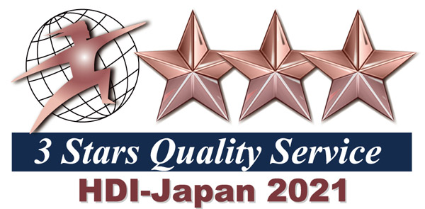 3 Stars Quality Service HDI-JAPAN
