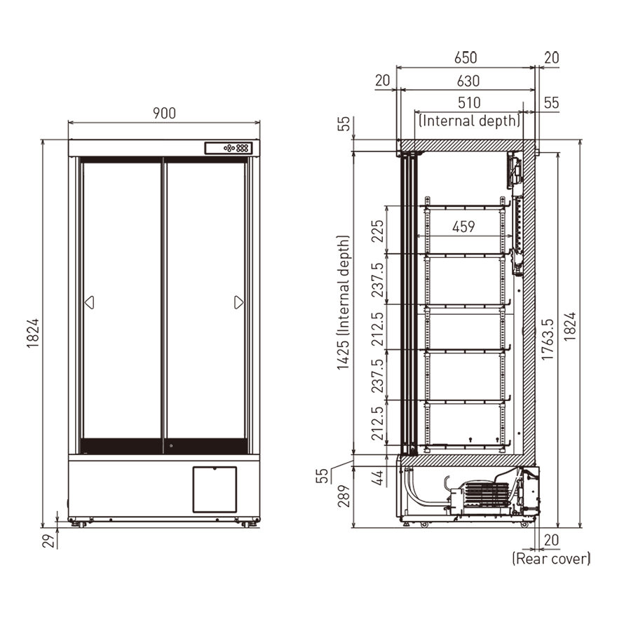 TỦ LẠNH DƯỢC PHẨM PHCBI MPR S500H 10 PHCBI MPR S500H