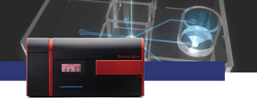 On-chip Sort the microfluidic chip cell sorter