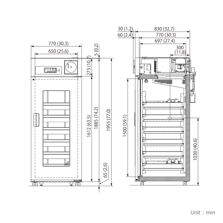 TỦ LẠNH BẢO QUẢN MÁU MBR-705GR 6 MBR-705GR