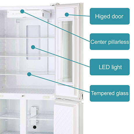 TỦ LẠNH BẢO QUẢN SINH PHẨM MPR-N450FH CÓ NGĂN ĐÁ PHCBI