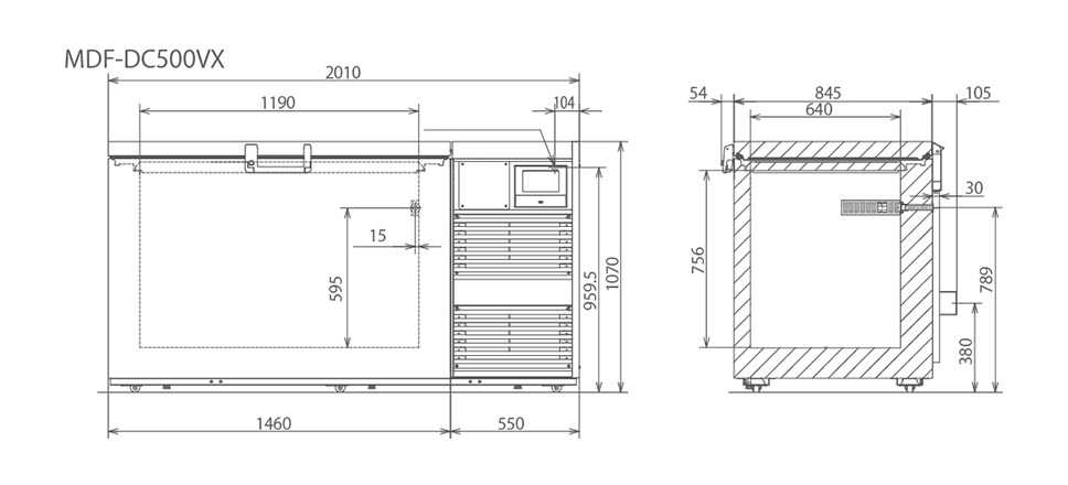 TỦ ĐÔNG ÂM SÂU MDF-DC500VX TwinGuard ULT -86 °C 2 MDF-DC500VX