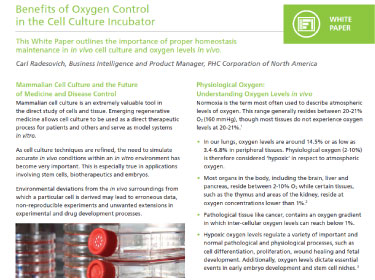 Benefits of Oxygen Control in the Cell Culture Incubator