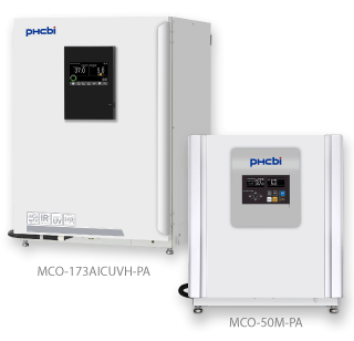 VIP ECO ultra-low freezer with lady looking at a biological sample