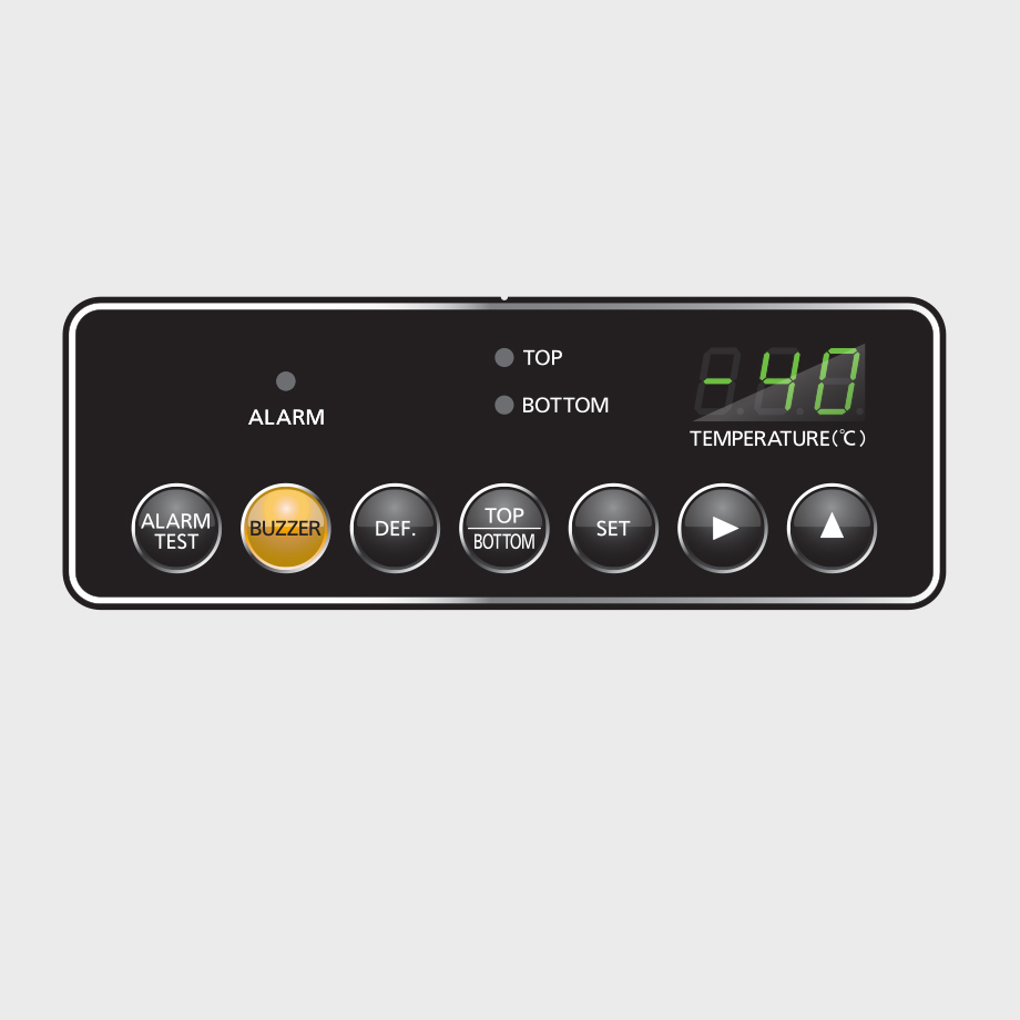 Biomedical freezer MDF-MU549DHL-PA monitor