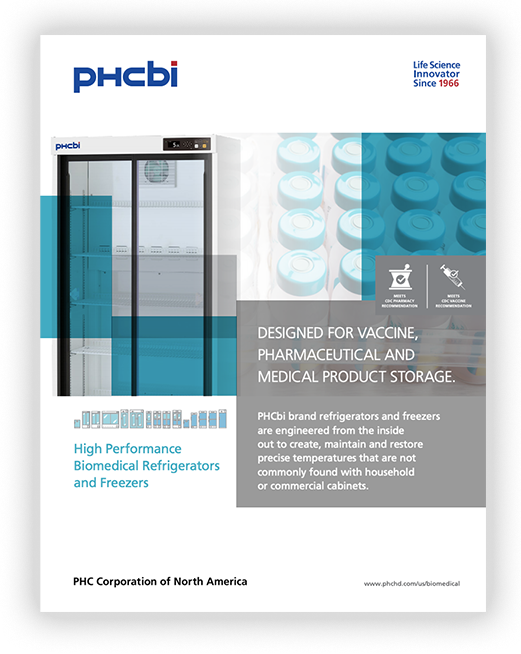 PHCbi Biomedical Refrigerators and Freezers Brochure