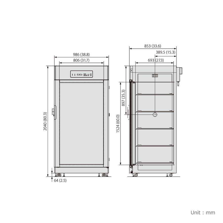 CytoGrow ReachIn CO2 Incubator MCO80ICLPA PHC